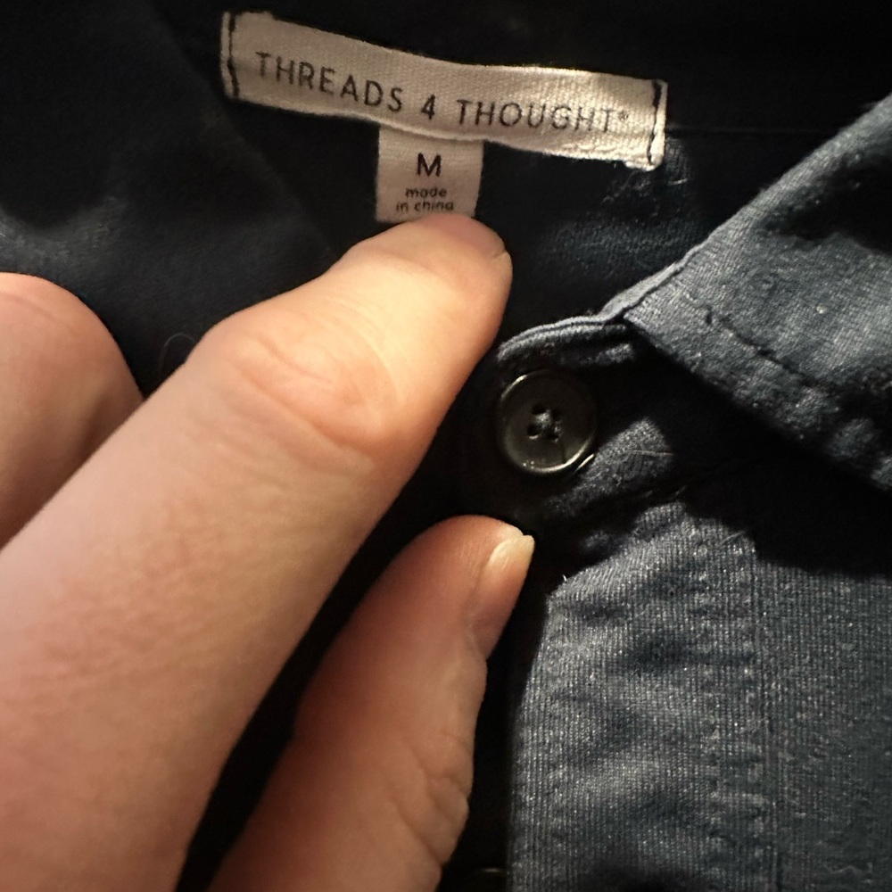 Threads 4 thought long sleeve polo - Picture 2 of 2